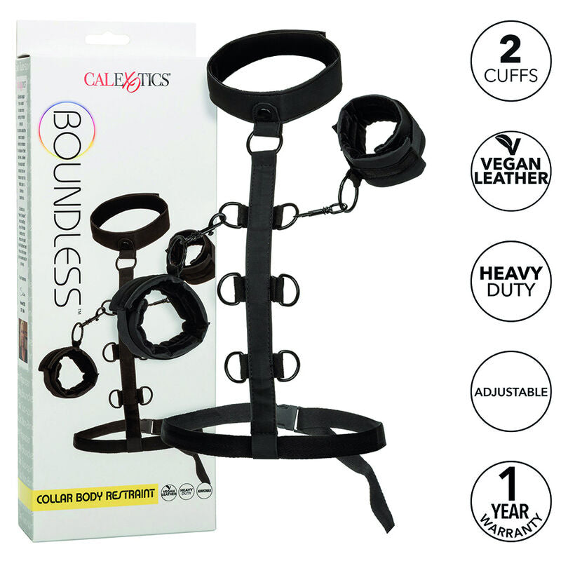 Collare BDSM con Sistema Contenimento Calexotics Boundless