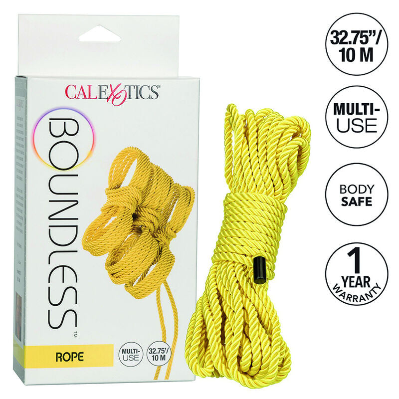 Corda per Bondage Calexotics Boundless — 10 m, Gialla