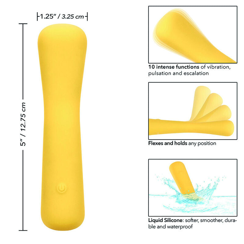 Vibratore Wand Flessibile Calexotics Boundless Mini — 10 Modalità