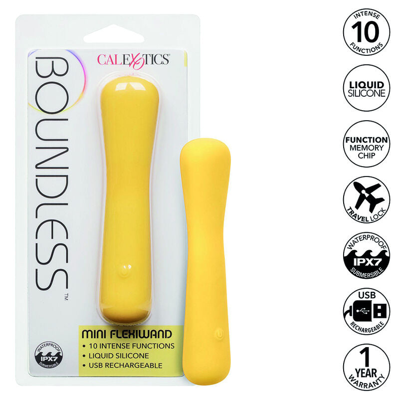 Vibratore Wand Flessibile Calexotics Boundless Mini — 10 Modalità