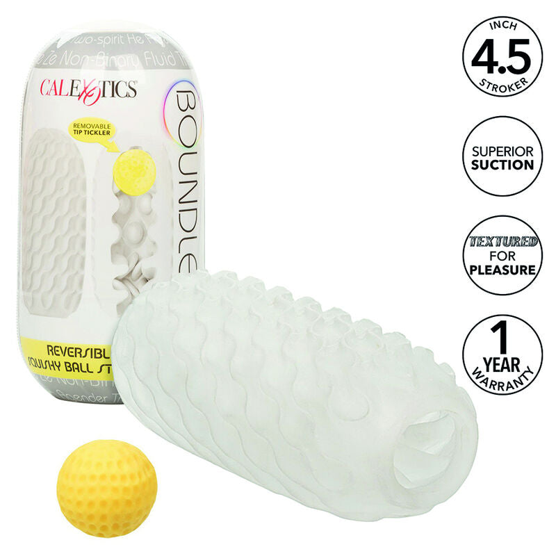 Masturbatore Maschile Reversibile Calexotics Boundless — Squishy