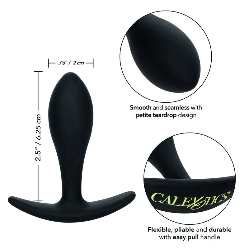 Plug Anale Calexotics Boundless Slim — Flessibile, Base Maniglia
