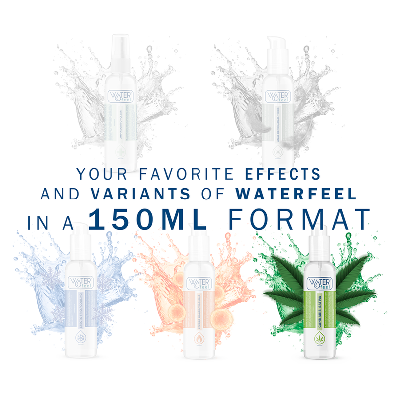 Lubrificante Intimo Base Acqua Waterfeel Cannabis — 150 ml
