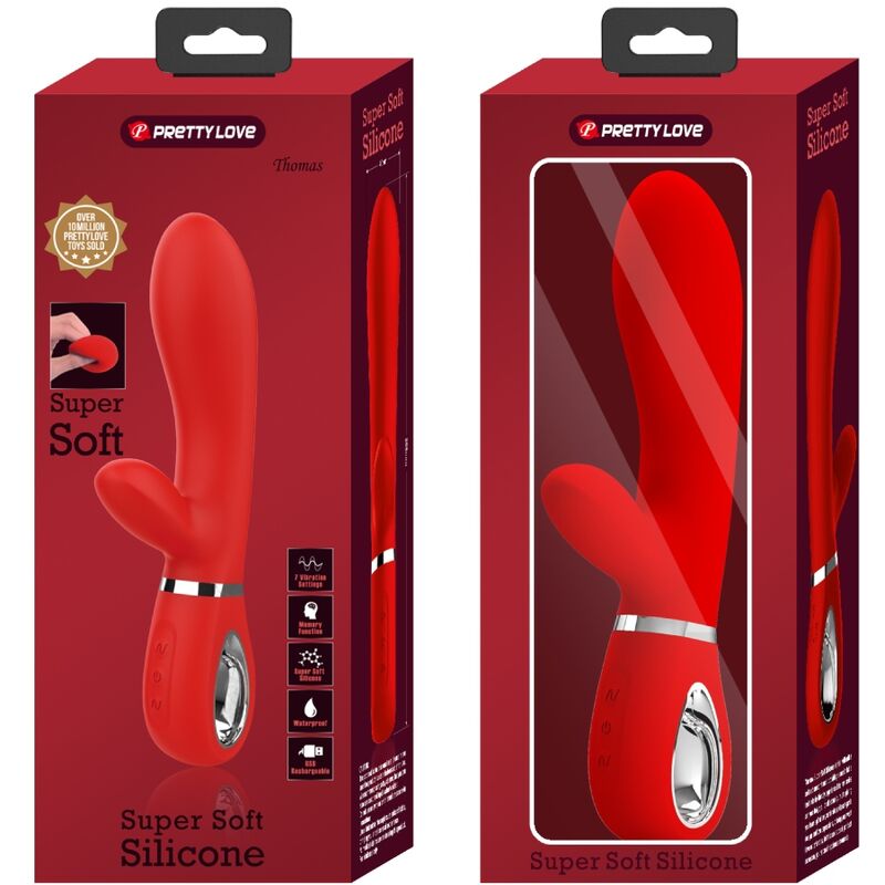 Vibratore Rabbit Punto G Pretty Love Thomas — 7 Funzioni