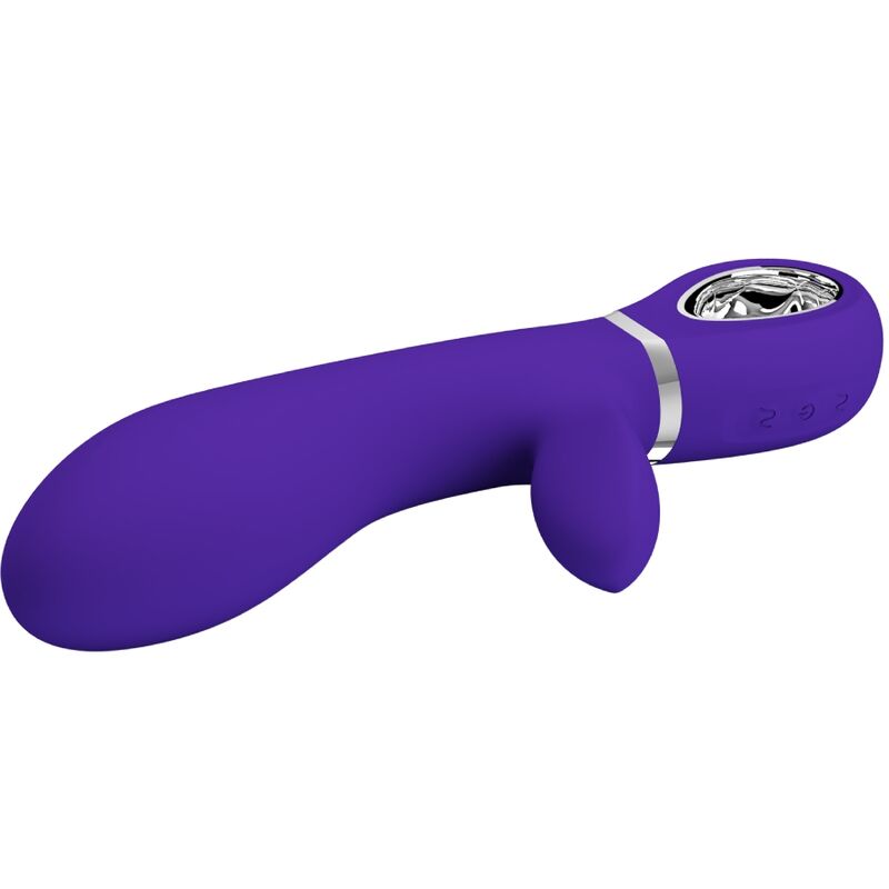 Vibratore Rabbit Punto G Pretty Love Thomas — Silicone, Viola