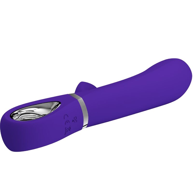 Vibratore Rabbit Punto G Pretty Love Thomas — Silicone, Viola