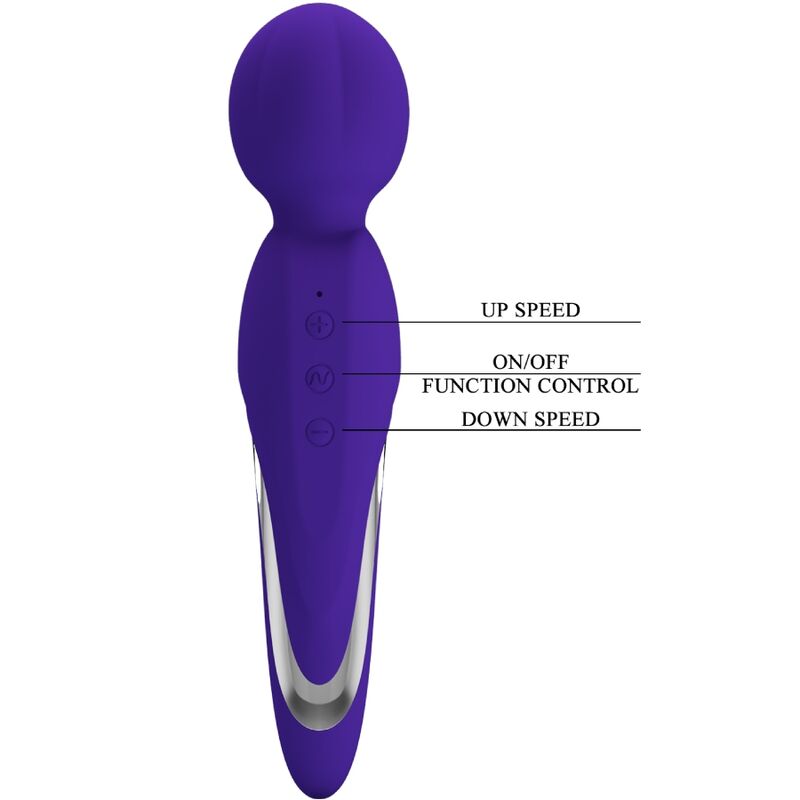 Vibratore Wand Pretty Love Walter — 7 Modalità, Silicone