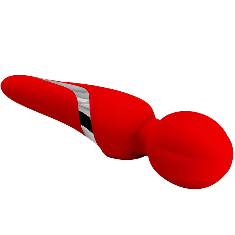 Vibratore Wand Pretty Love Walter — 7 Modalità, Rosso