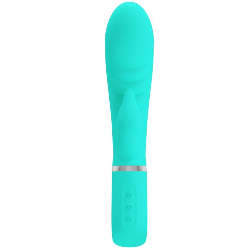 Vibratore Rabbit Punto G Pretty Love Prescott — Verde Acqua