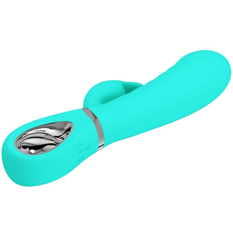 Vibratore Rabbit Punto G Pretty Love Prescott — Verde Acqua