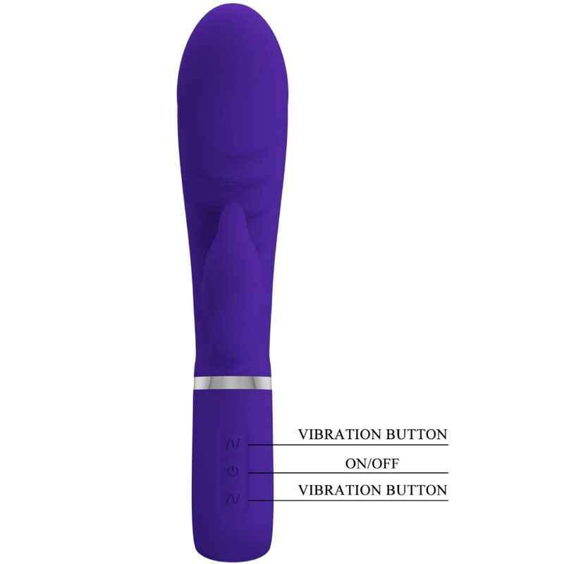 Vibratore Rabbit Punto G Pretty Love Prescott — Viola