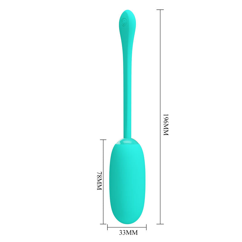 Uovo Vibrante Ricaricabile Pretty Love Julius — Verde Acqua