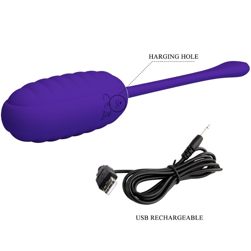 Uovo Vibrante Ricaricabile Pretty Love Kirk — Viola
