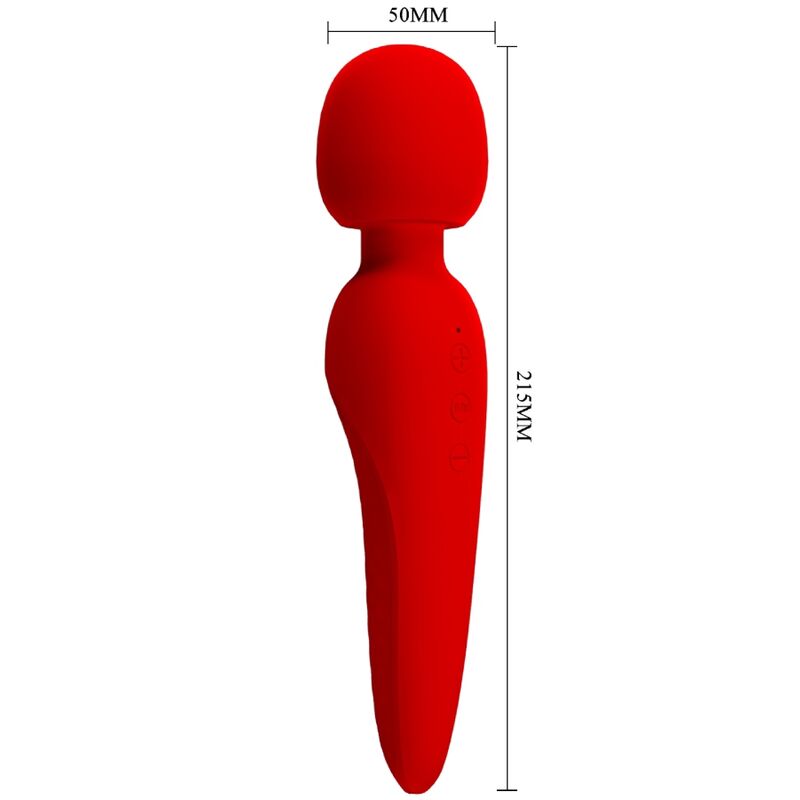Vibratore Wand Impermeabile Pretty Love Meredith — 12 Modalità