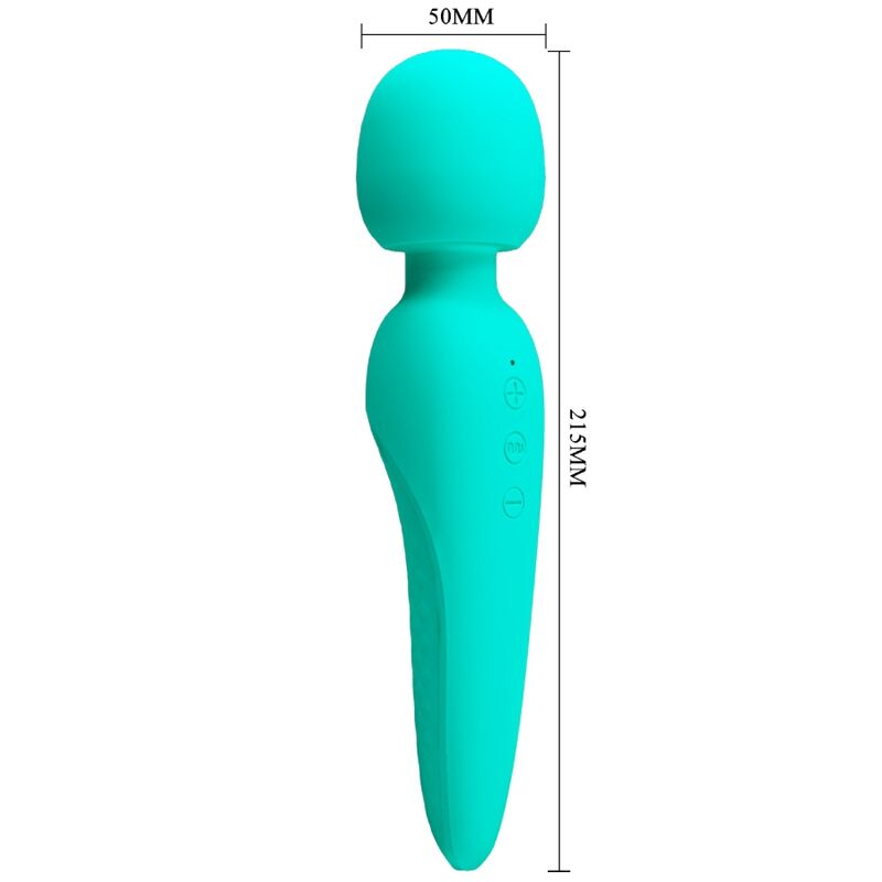 Vibratore Wand Impermeabile Pretty Love Meredith — 12 Modalità