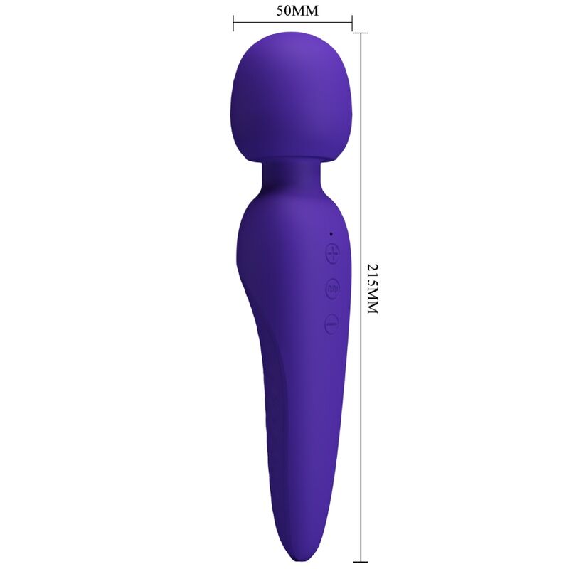 Vibratore Wand Impermeabile Pretty Love Meredith — 12 Modalità