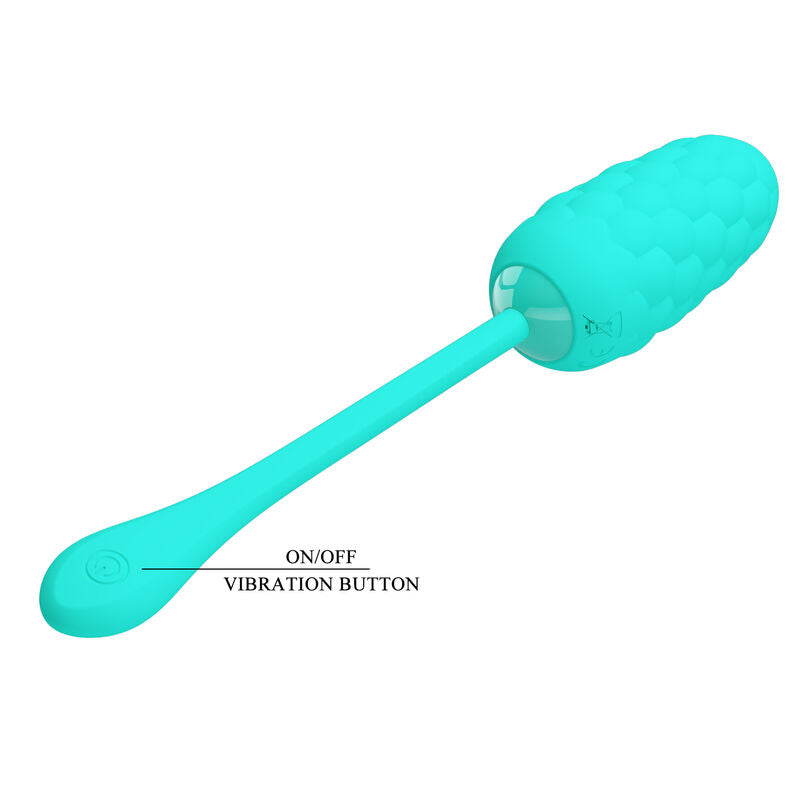 Uovo Vibrante Texture Pretty Love Smart — Silicone, 12 Modalità