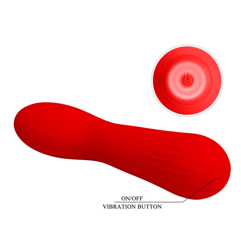 Vibratore Punto G Pretty Love Faun — Ricaricabile, Rosso