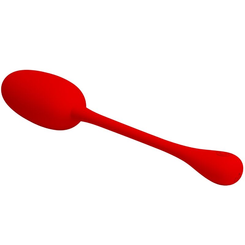 Uovo Vibrante Ricaricabile Pretty Love Knucker — 12 Funzioni, Rosso
