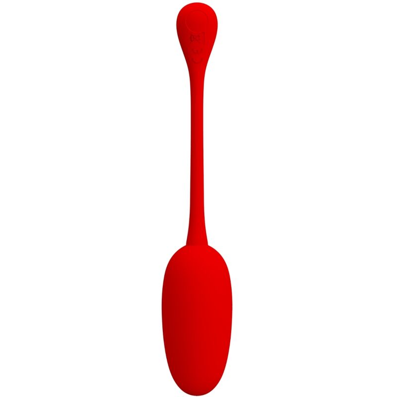 Uovo Vibrante Ricaricabile Pretty Love Knucker — 12 Funzioni, Rosso