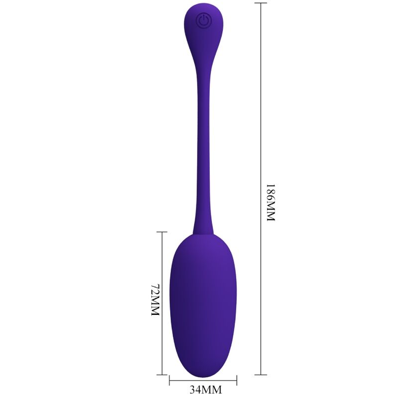 Uovo Vibrante Ricaricabile Pretty Love Knucker — 12 Funzioni