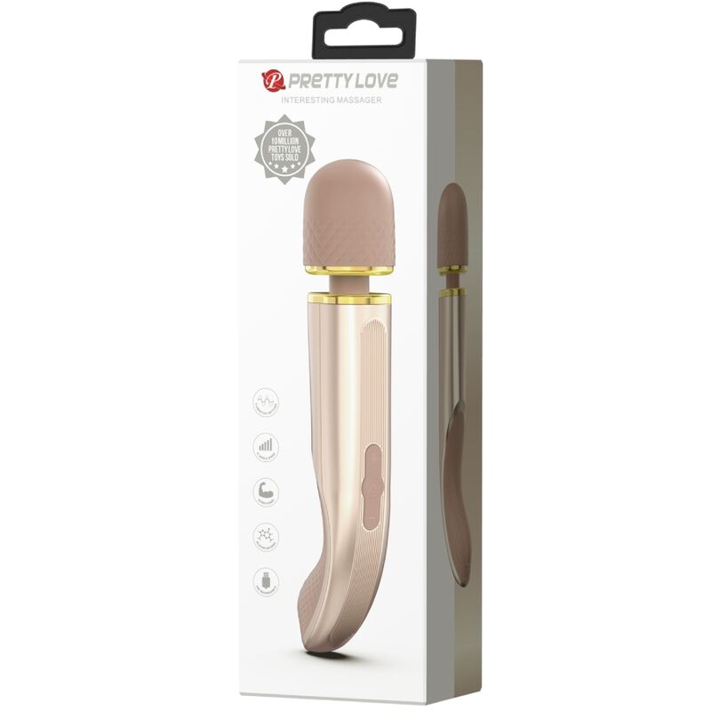 Vibratore Wand Pretty Love Smart — 7 Modalità, 29 cm