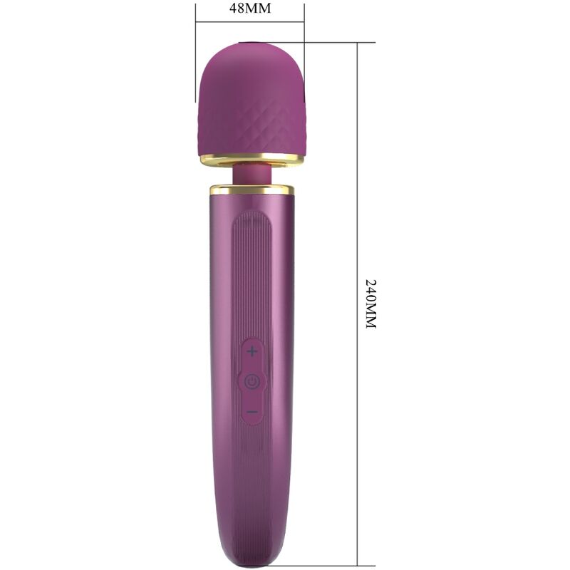 Vibratore Wand Pretty Love Smart — 7 Modalità, Viola