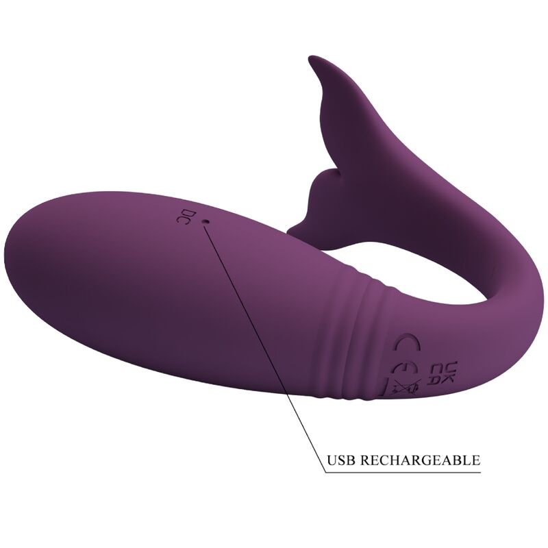 Vibratore Rabbit APP Pretty Love Jayleen — 12 Modalità, Viola