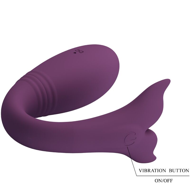 Vibratore Rabbit APP Pretty Love Jayleen — 12 Modalità, Viola