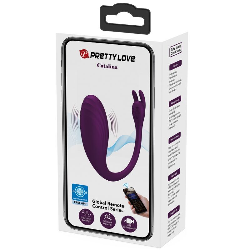 Uovo Vibrante App Controllato Pretty Love Catalina — Viola