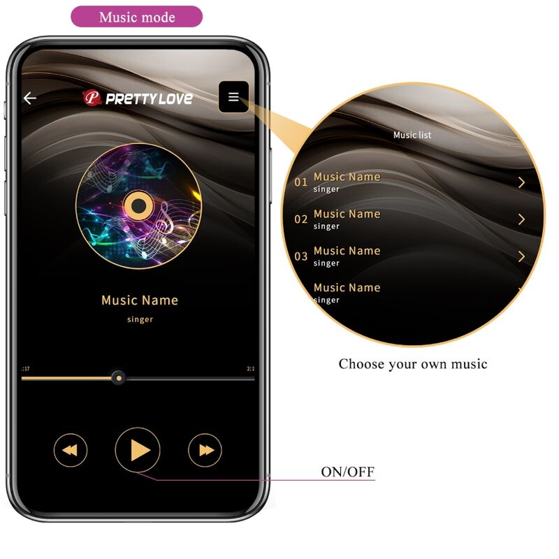 Uovo Vibrante App Controllato Pretty Love Catalina — Viola