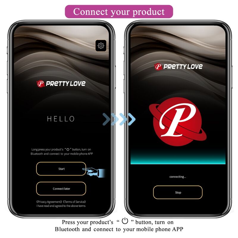 Uovo Vibrante App Controllato Pretty Love Catalina — Viola