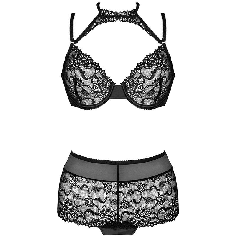 Lingerie Sexy Livco Corsetti Linera — Reggiseno + Slip Pizzo