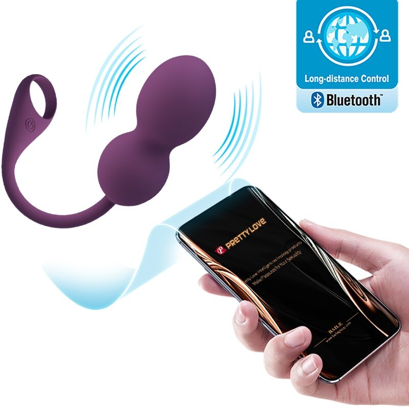 Palline Kegel Vibranti Pretty Love Elvira — App, 12 Modalità