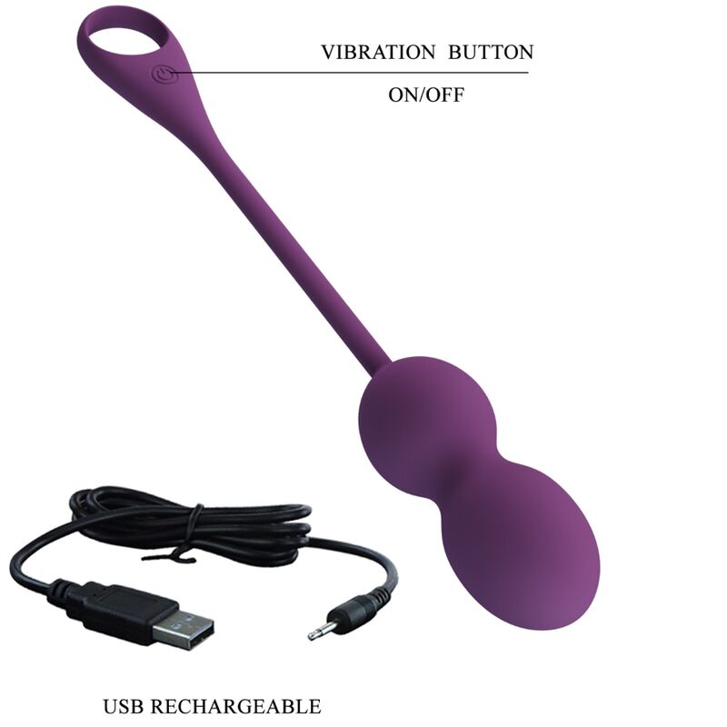 Palline Kegel Vibranti Pretty Love Elvira — App, 12 Modalità