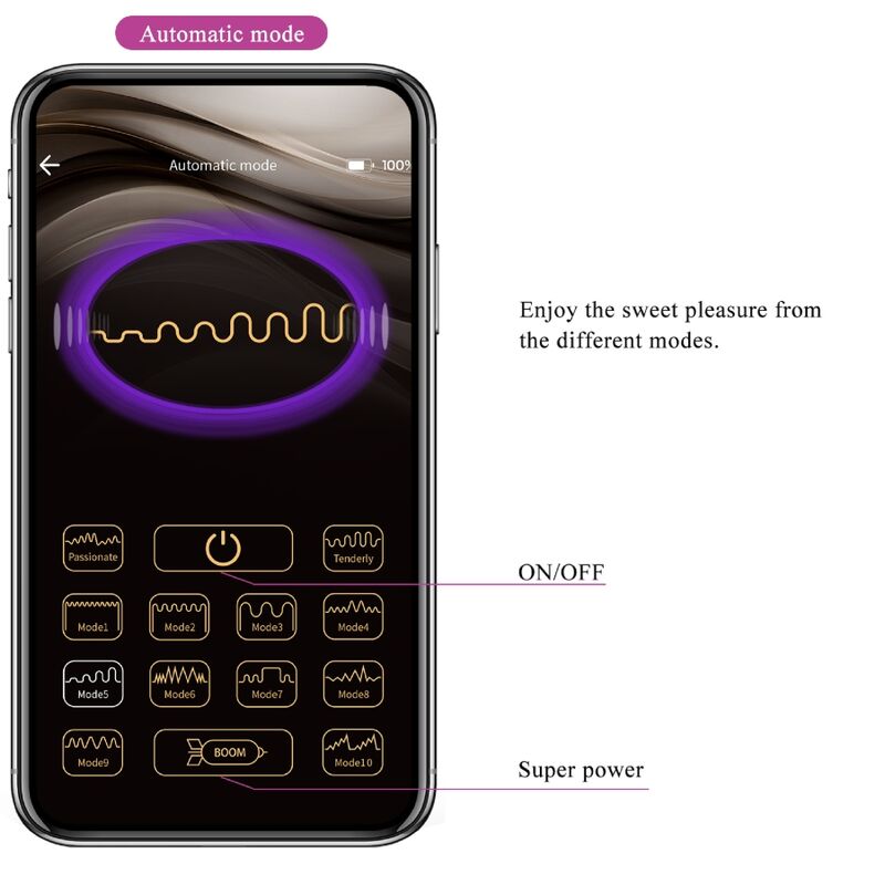 Palline Kegel Vibranti Pretty Love Elvira — App, 12 Modalità