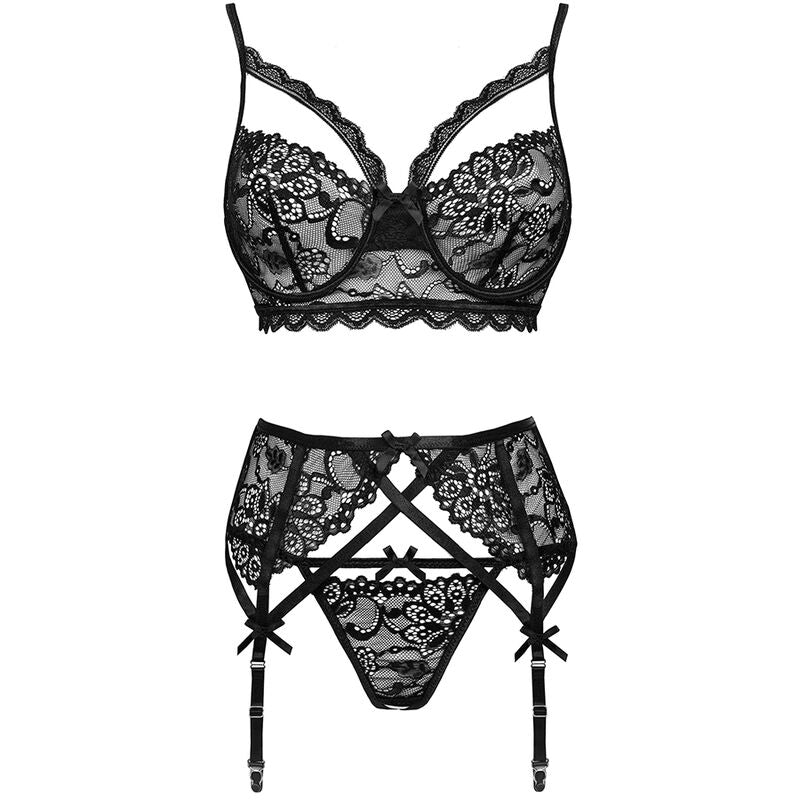 Lingerie Sexy Set 3 Pezzi Livco Corsetti Moridam LC 90552