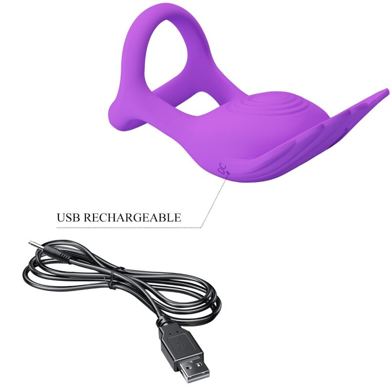 Anello Fallico Vibrante Pretty Love Silas — 7 Modalità, Silicone
