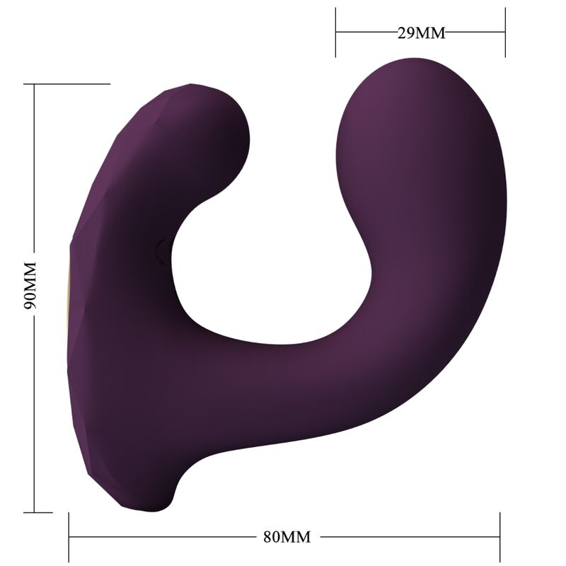 Vibratore Rabbit per Coppie Pretty Love Billy — App, 12 Modalità