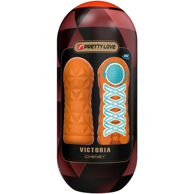 Masturbatore Maschile Pretty Love Victoria Cheney — Arancione