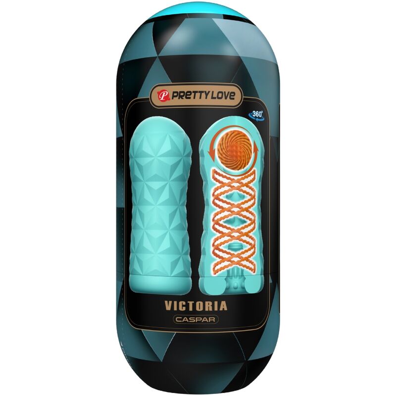 Masturbatore Maschile Pretty Love Victoria Caspar — Verde Acqua