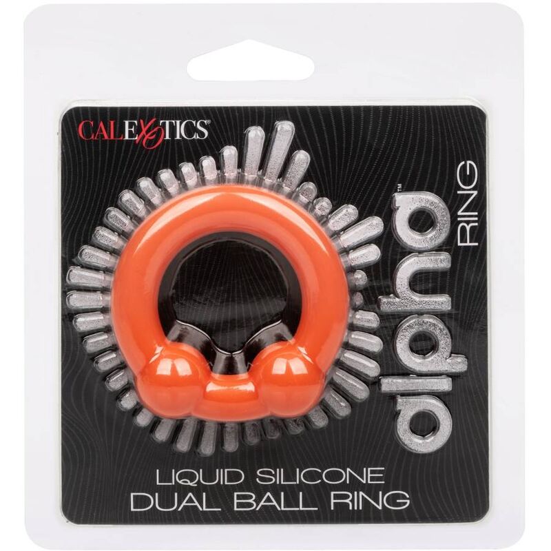 Anello Fallico con Sfere Calexotics Alpha Dual Ball — Arancione