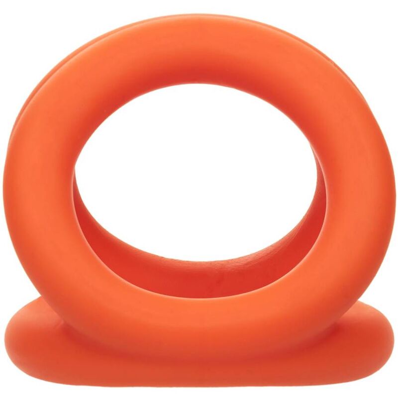 Anello Fallico Triplo Calexotics Alpha Tri-Ring — Silicone, Arancione