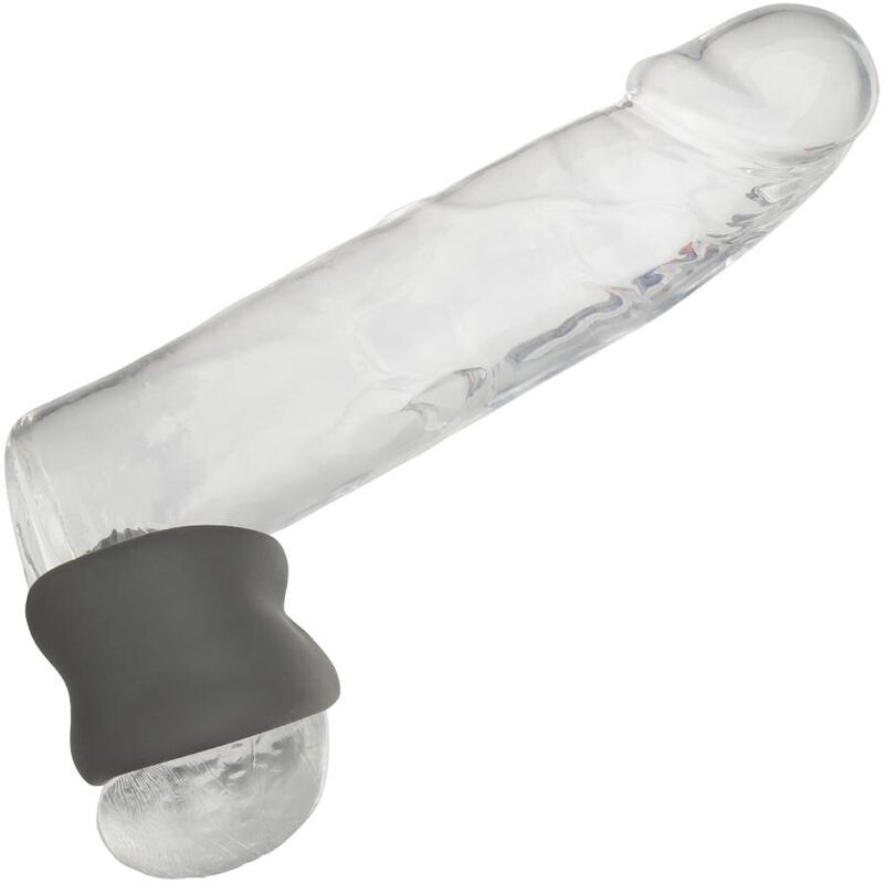 Anello Fallico per Scroto Calexotics Alpha — Silicone, Nero