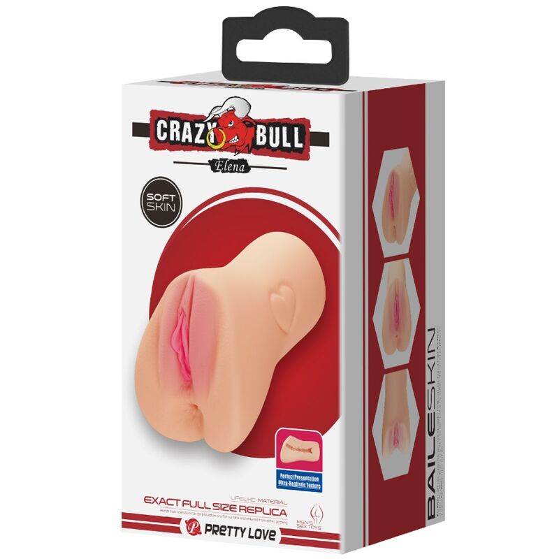 Masturbatore Maschile Vagina Realistica Crazy Bull Elena