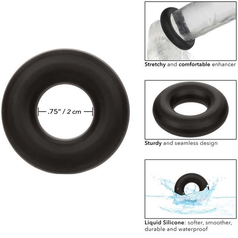 Anello Fallico Calexotics Alpha Prolong — Silicone, Medio