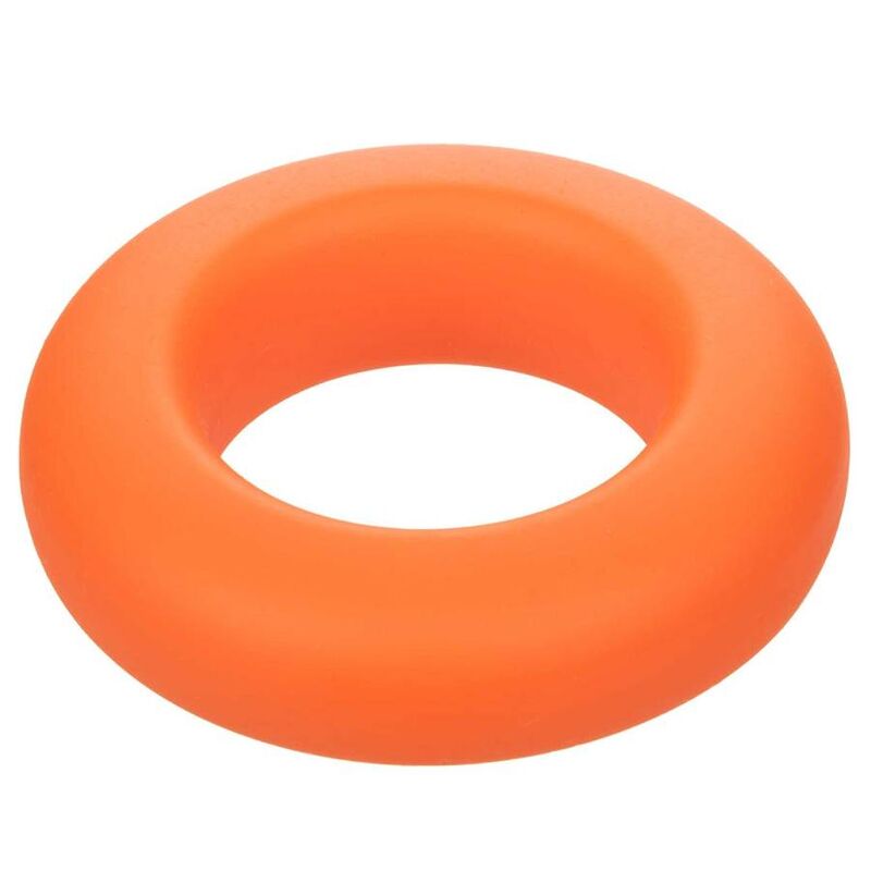 Anello Fallico Vibrante Calexotics Alpha Prolong — Silicone, Arancio