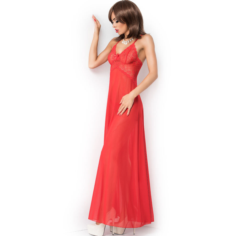 Babydoll Lungo Chilirose CR 3883 — Rosso, L/XL