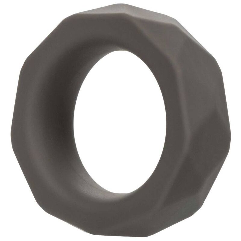Anello Fallico Vibrante Calexotics Alpha Prolong — Silicone Grigio