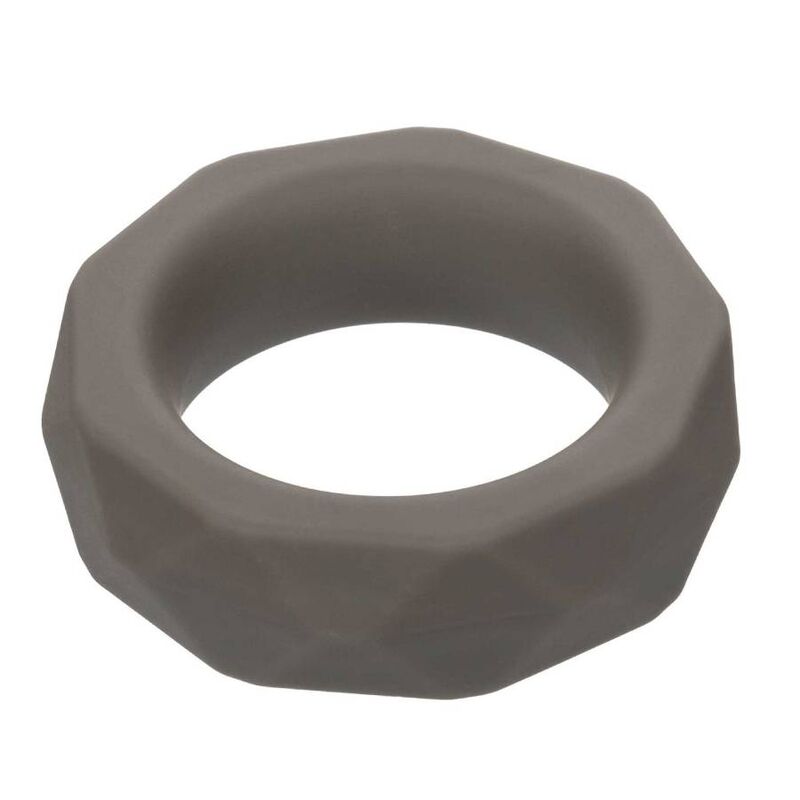 Anello Fallico Vibrante Calexotics Alpha Prolong — Silicone Grigio